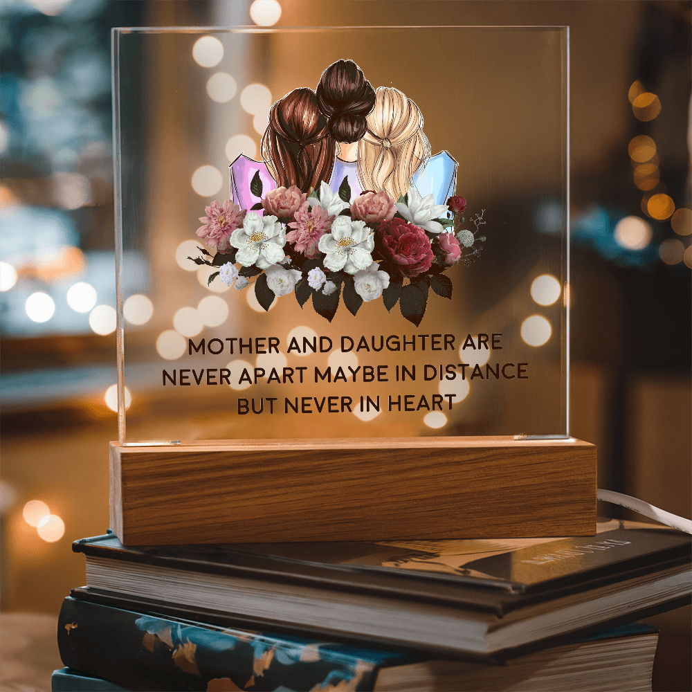 π· Mother & Daughter β Never Apart Acrylic Plaque π·