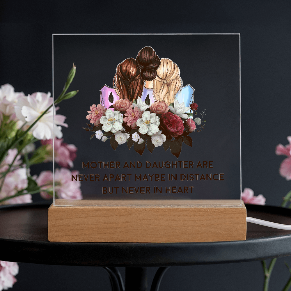 π· Mother & Daughter β Never Apart Acrylic Plaque π·