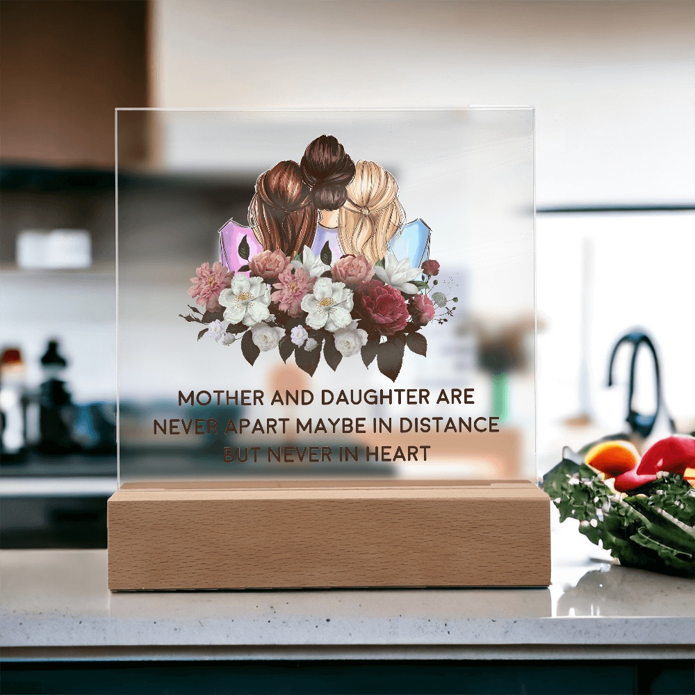 π· Mother & Daughter β Never Apart Acrylic Plaque π·