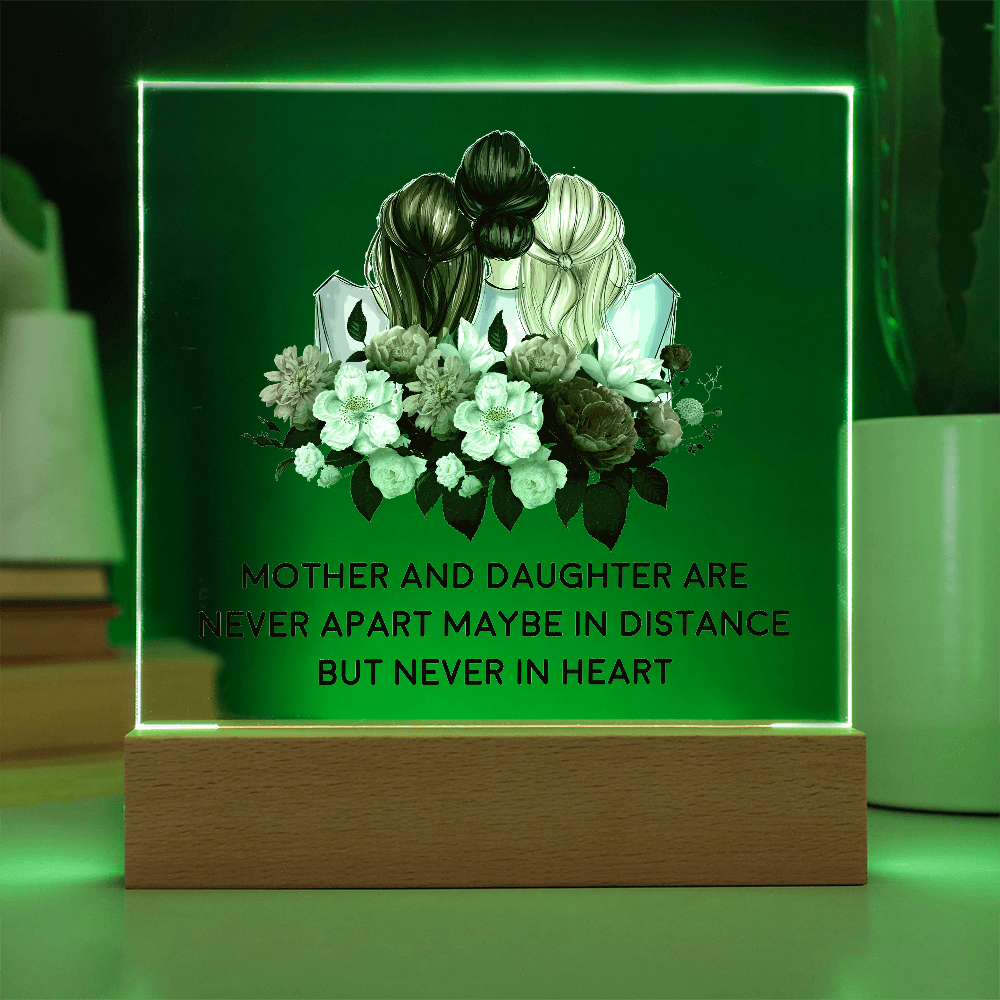 π· Mother & Daughter β Never Apart Acrylic Plaque π·