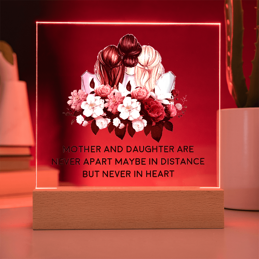 π· Mother & Daughter β Never Apart Acrylic Plaque π·