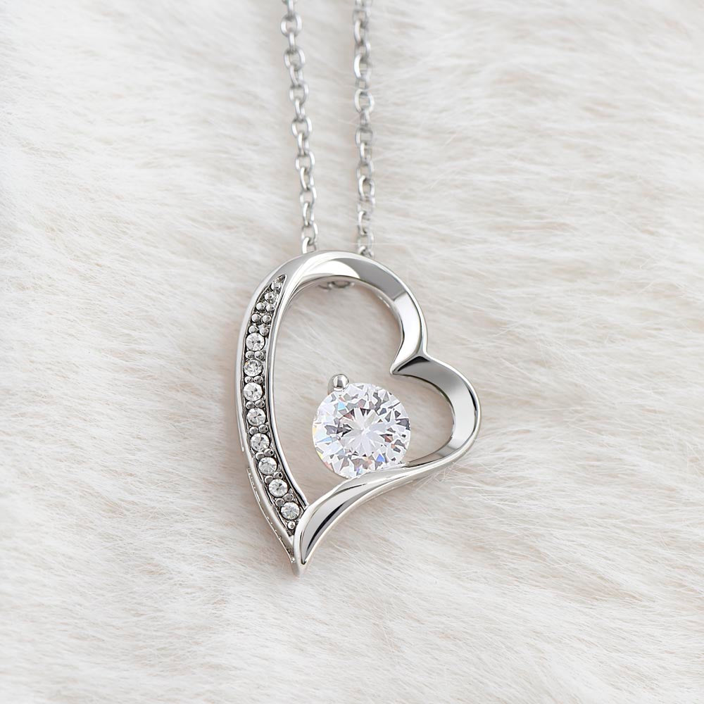 🖤 To My Daughter - Forever Love Necklace Gift